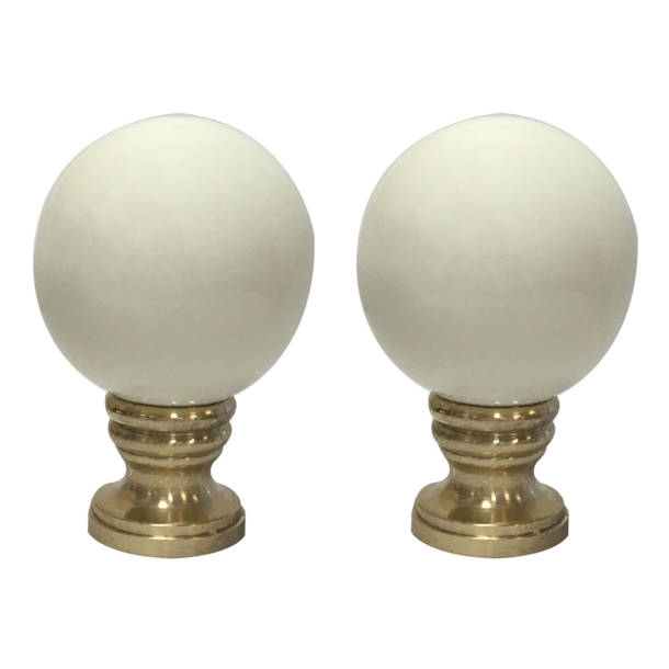 RoyalDesigns Ceramic Sphere Lamp Finial Wayfair